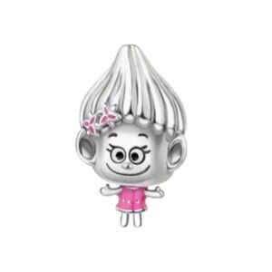 S925 Poppy Troll Bead Charm Pandora Style